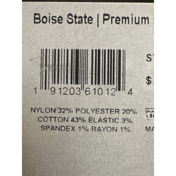Boise State premium knit crew sock NCAA stride line medium/large eight, 12, 10.5 - Picture 6 of 7